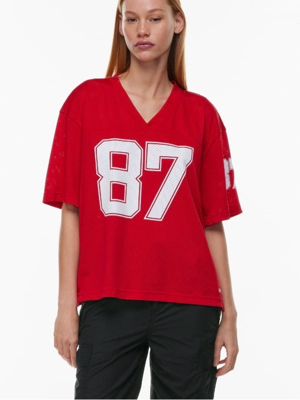 Aritzia End Game 87 Football Jersey Size Medium Viral Taylor Swift